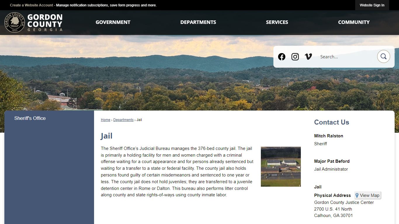 Jail | Gordon County, GA